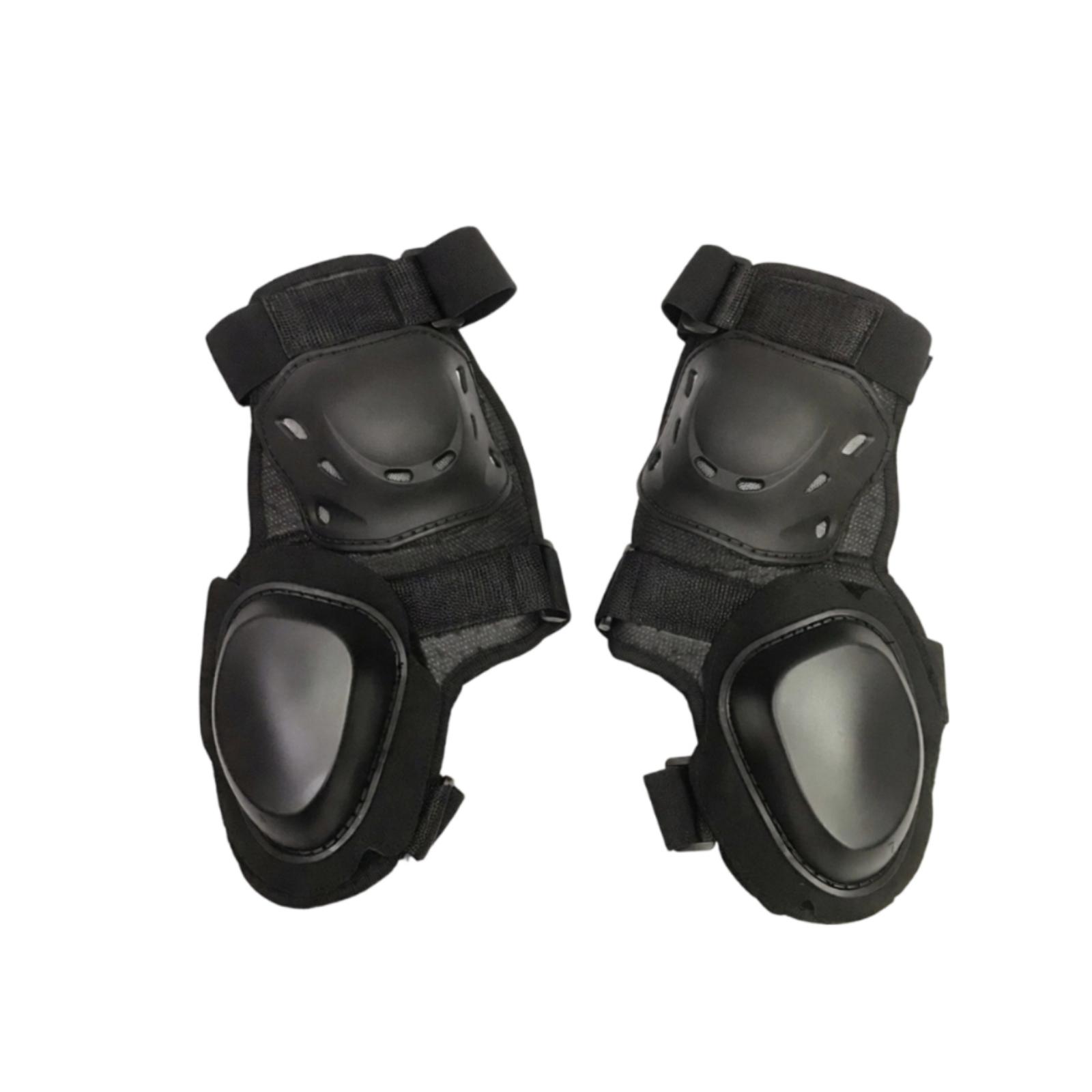Knee Guard Hard - Genouillères de moto avec sangles réglables,