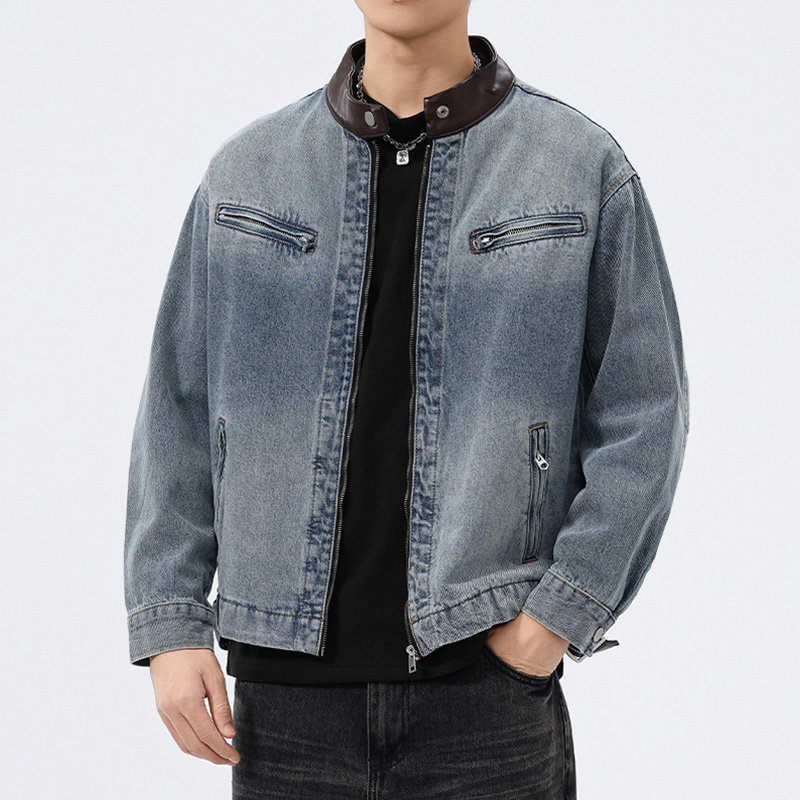 Motorcycle Gear Jeans - Veste en jean pour homme avec