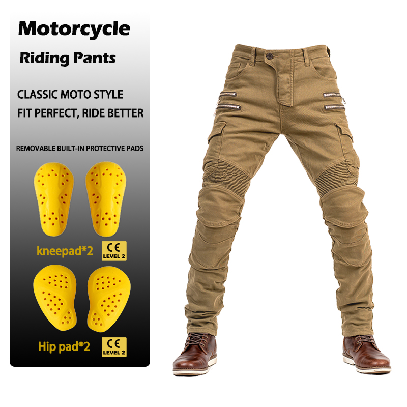 Motorcycle Gear Jeans - Pantalon de moto en jean slim