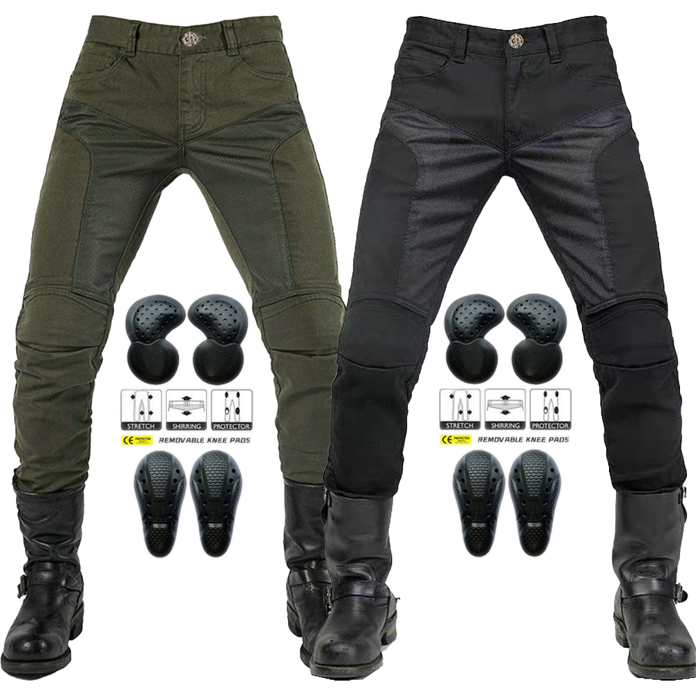 Motorcycle Gear Jeans - Jeans d'équitation de moto en maille
