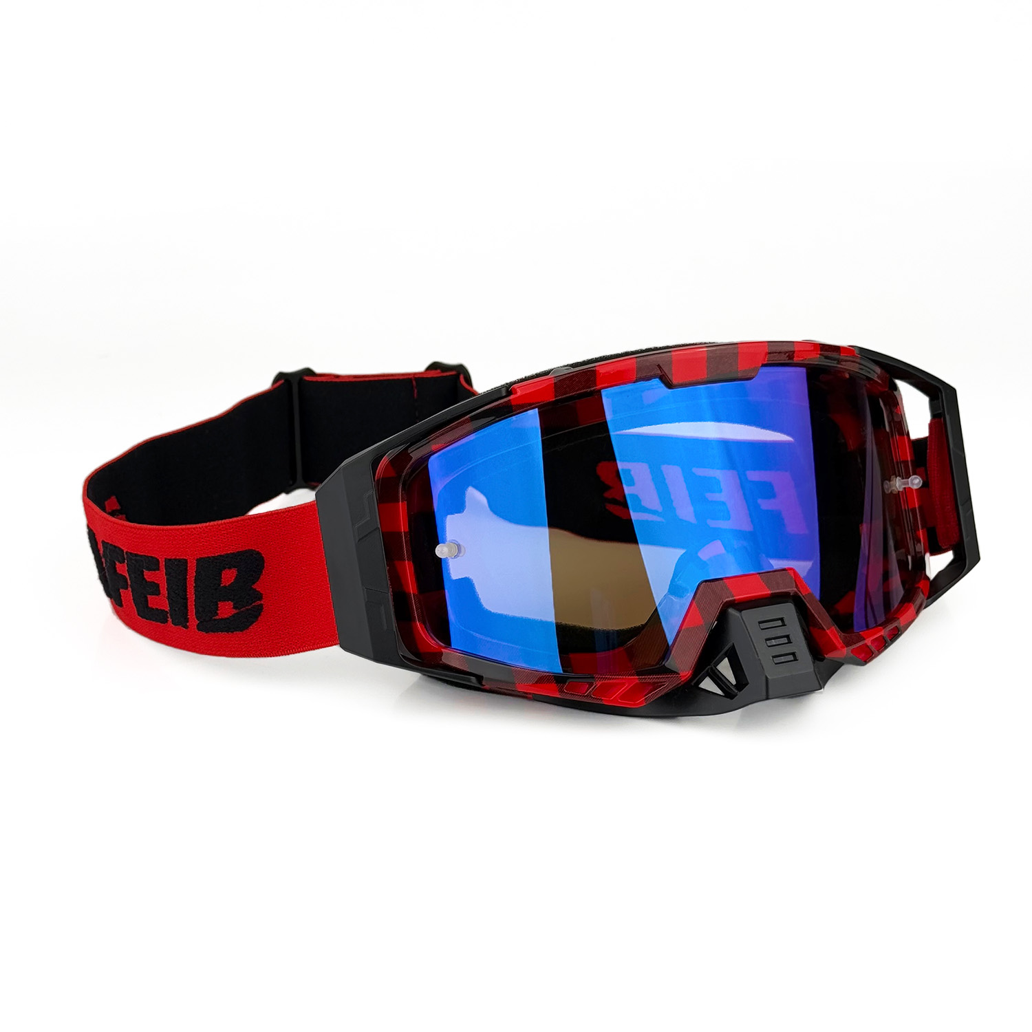Motorcycle Gear Women - Lunettes de moto multicolores avec protection