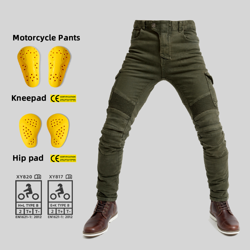 Motorcycle Gear Jeans - Pantalon de moto en jean, pantalon