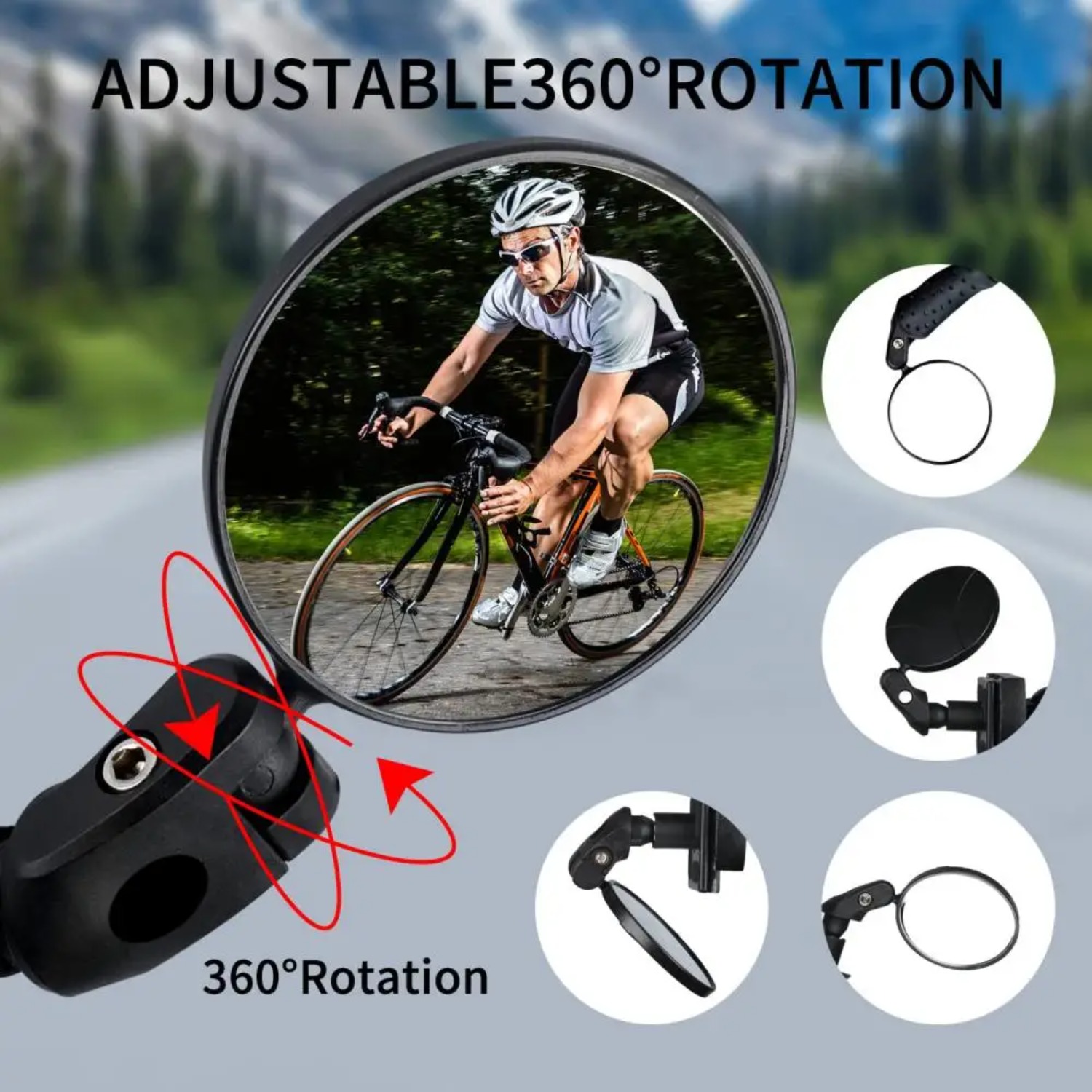 2 rétroviseurs de vélo HD pour - Mirror Extender Bar avis et prix