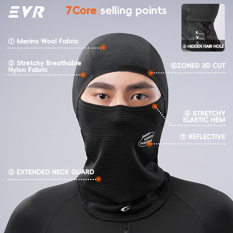 Masque facial en laine d'hiver - Motorcycle Gear Women avis et prix